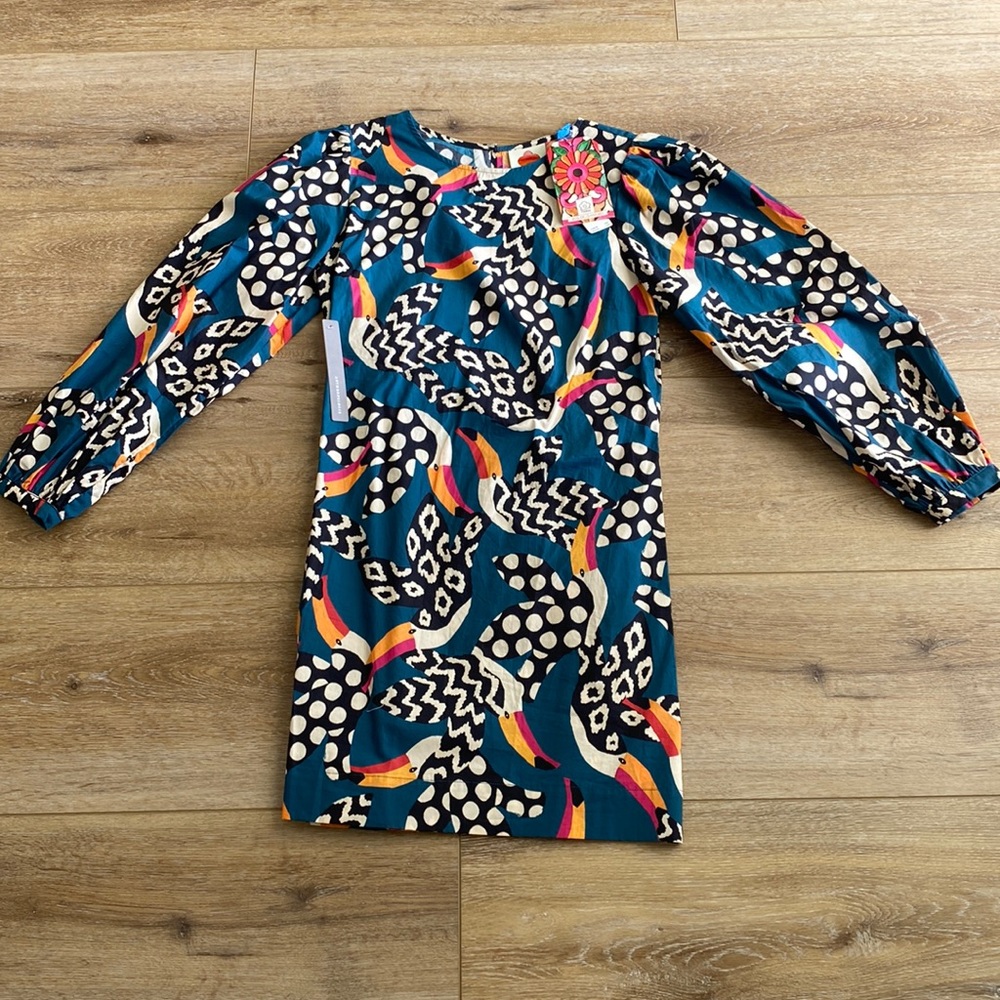 Farm Rio Anthropologie Toucan mini dress